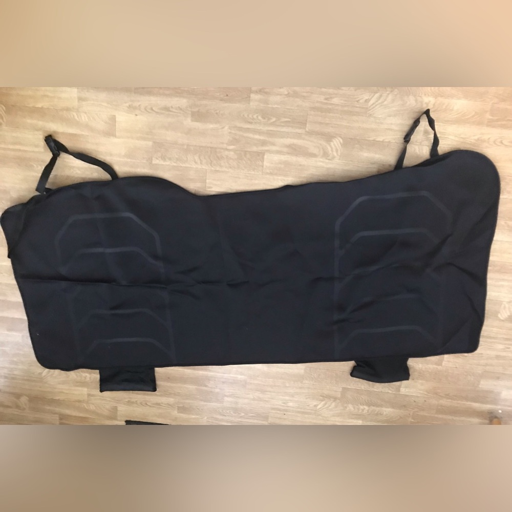 Auto Drive Waterproof Rear Bench Seat Protector Black, Universal Fit,